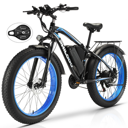 Electric Fat Tyre Bike – Removable 48V 17.5Ah Battery, Up to 56 km/h